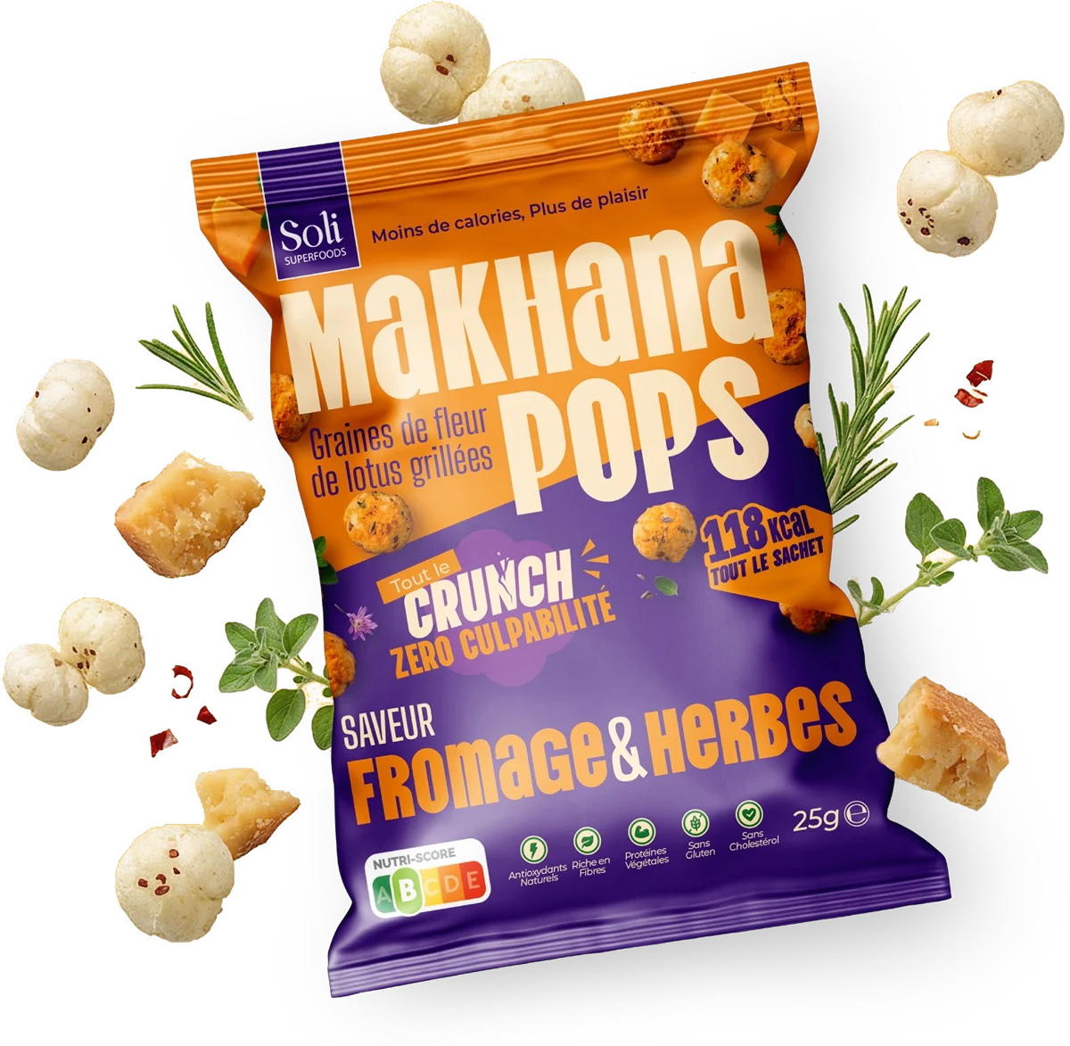 Makhana Pops Fromage & Herbes